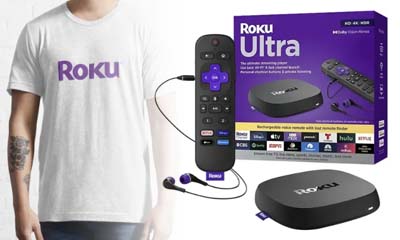 Free Roku Ultra and T-Shirt